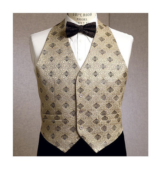 MENS VESTS CUMMERBUND Tie & Bow Tie Pattern Mens Wedding