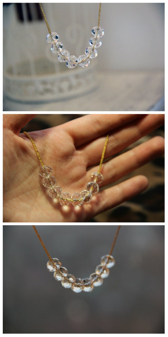 Carrie Bradshaw Jewelry Сrystal necklace by on Etsy