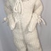 To order !! 12-15 kg gigantic monster chunky turtleneck catsuit jumpsuit hand knitted 100% merino sheep wool much colors