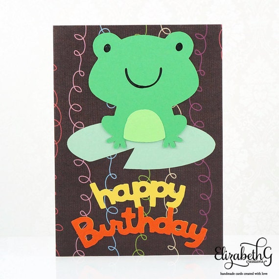 kids birthday cards birthday cards handmade cute frog cute