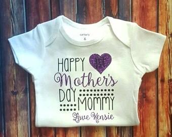 Happy 1st Mother's day Mommy Mommy's first by simplymadevinyl