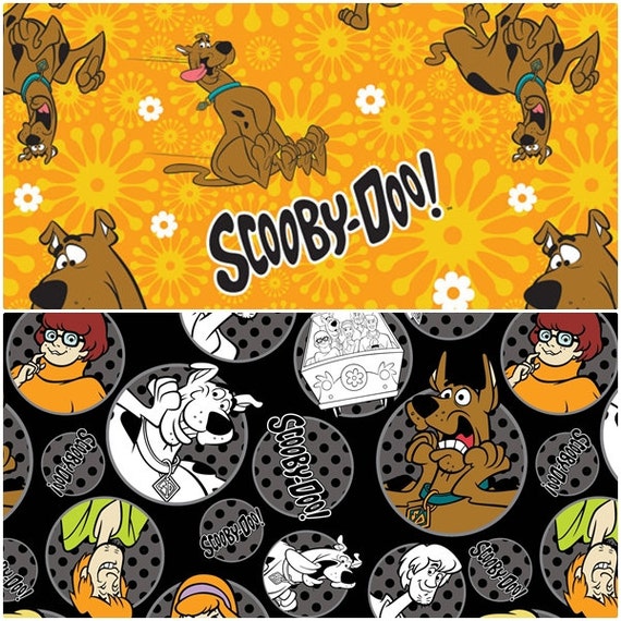 Scooby Doo Cotton Fabric Cotton Fabric By By Carolinacottonco