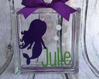 Mermaid Personalized Piggy Bank, Mermaid Nursery Decor, Mermaid Bedroom Decor, Custom Piggy Bank, Personalized Mermaid Gift