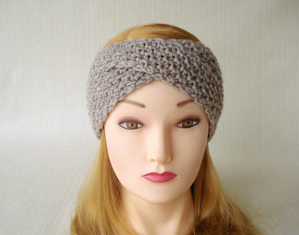 Hand knit headband for women Winter headband Ear warmer