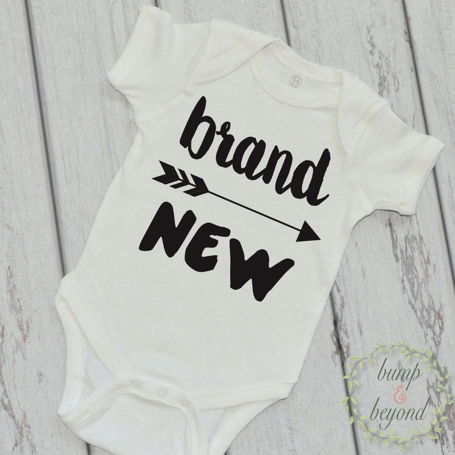 Birth Announcement Shirt Brand New Boy by BumpAndBeyondDesigns