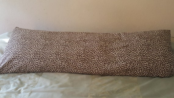 leopard body pillow