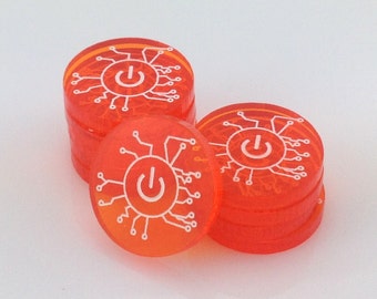 Android: Netrunner power tokens - 26 colours