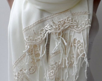 Wedding shawls Ivory Pashmina shawls Champagne French Lace Dainty Lightweight Soft Cream Bridesmaid Summer Bridalshawl Christmas Shawl Gifts