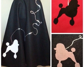 Custom Traditional '50s Poodle Skirt