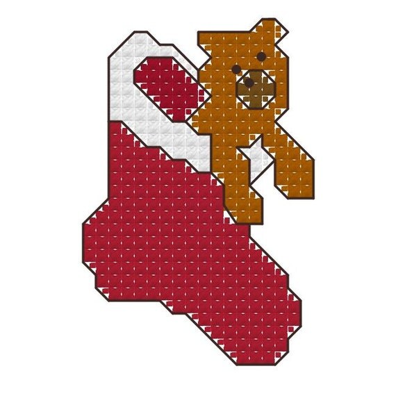 cross stitch stocking pattern pdf