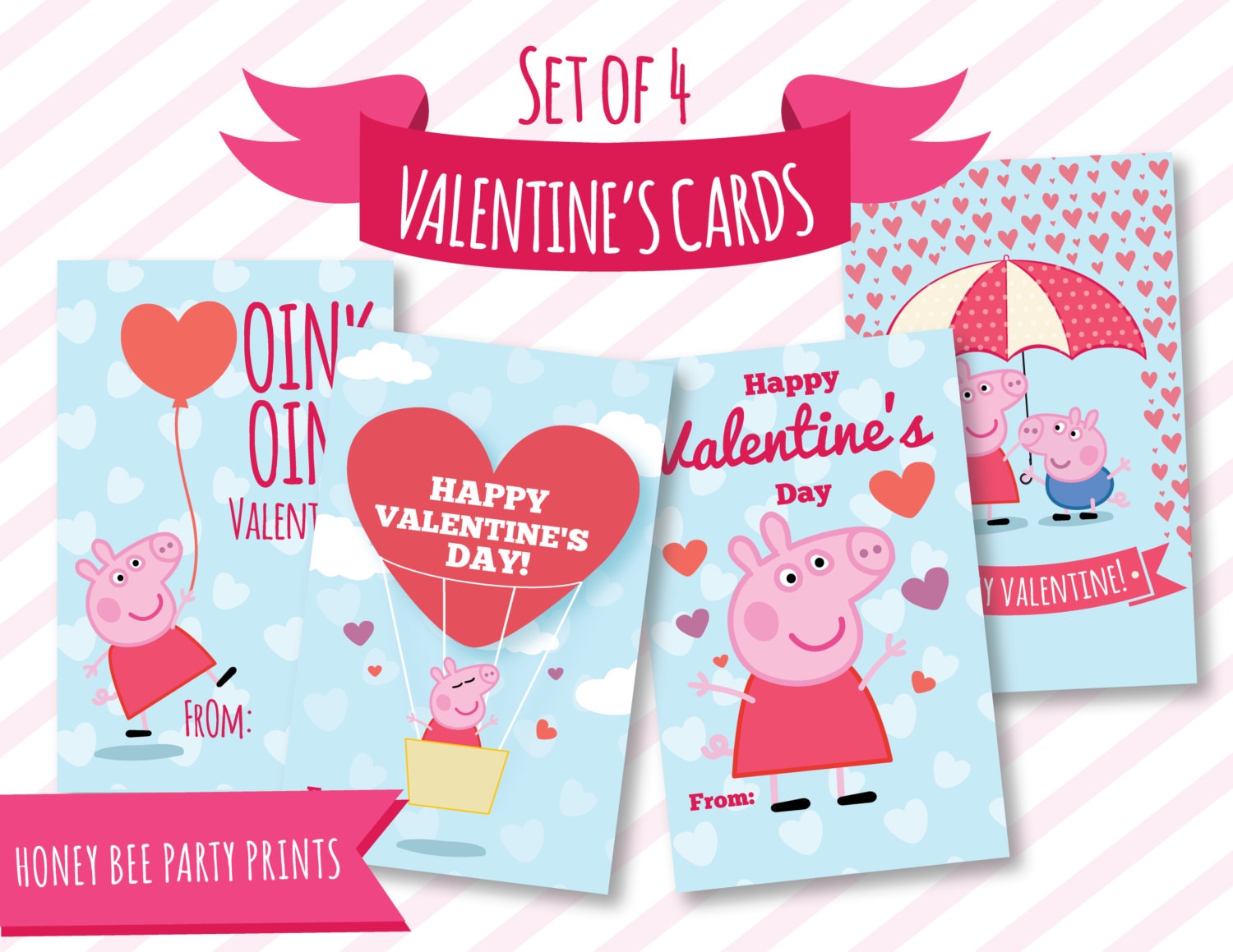 Peppa Pig Valentine s Card Printable