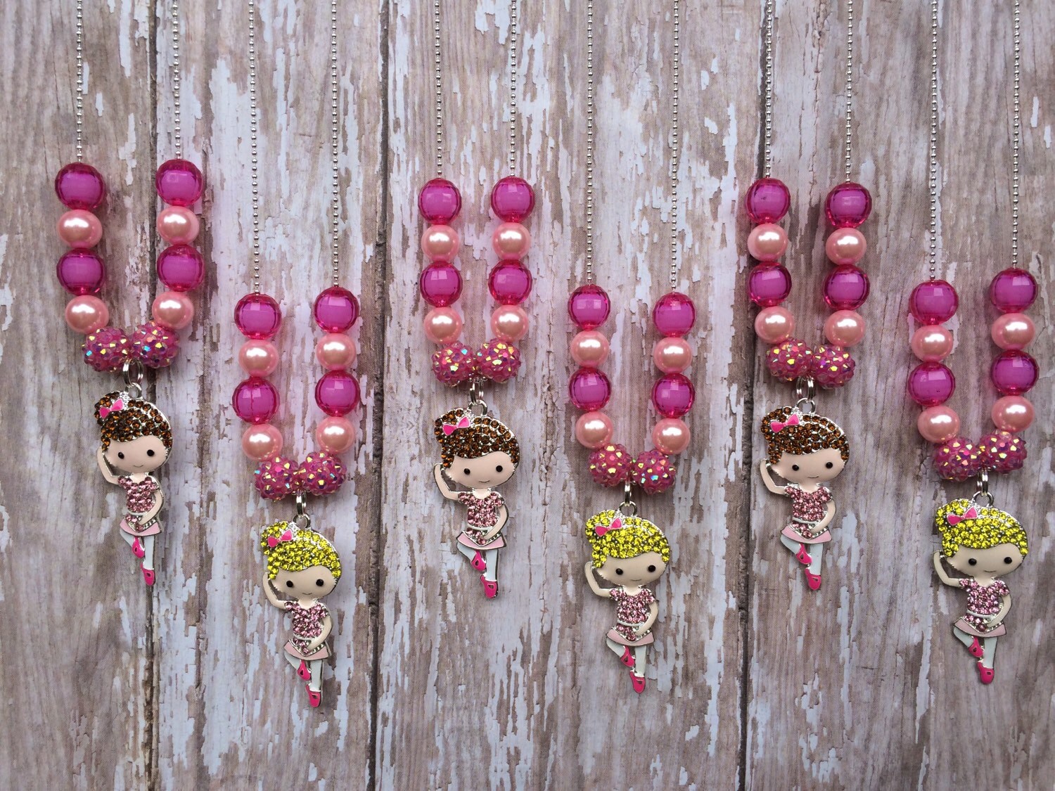 Ultimate Ballerina party favor necklaces..ballet by GirlzNGlitter