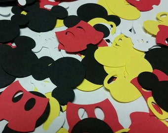 Mickey mouse Confetti, Happy Birthday Confetti, Mickey mouse birthday confetti, Mickey birthday party, Birthday Confetti Mickey collection
