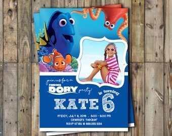 Finding Dory Invitation