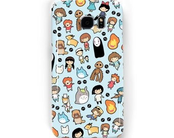 Studio Chibi Pattern ~ Studio Ghibli ~ iPhone / Samsung Galaxy Phone Case Cover