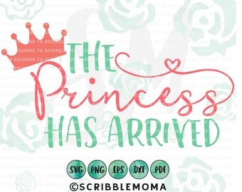 Princess has arrived | Etsy
