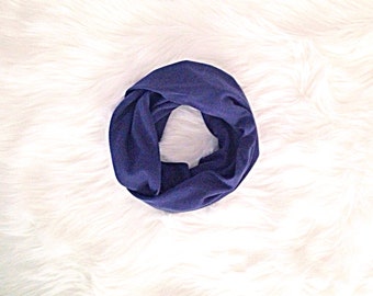 SALE! Baby Toddler Child Infinity Scarf - Navy Blue - READY to SHIP