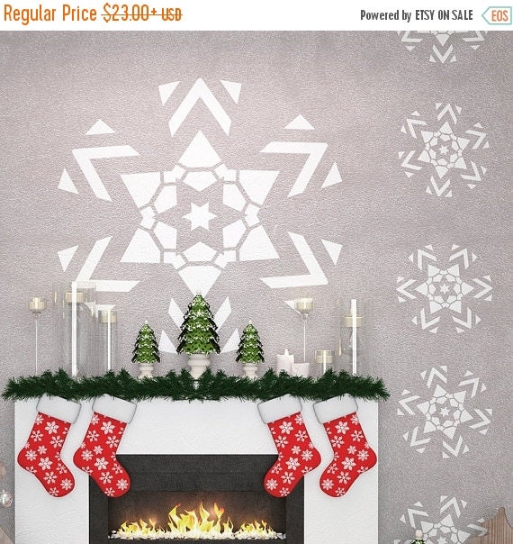 50 sale christmas decor snowflake stencils by stencilslabny 50 sale christmas decor snowflake stencils by stencilslabny