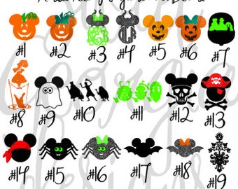 Halloween Magic Band Decals