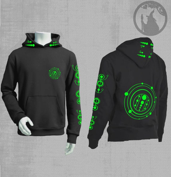 neon reflective hoodie