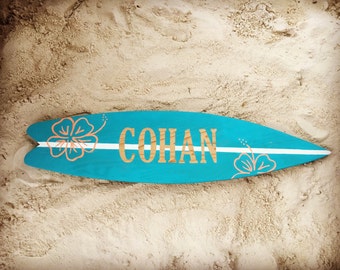 Surfboards, Surfboard sign, surfboard decor, custom surfboard, beach decor, wood surfboard, beach wedding decor, personalized gift, beachy