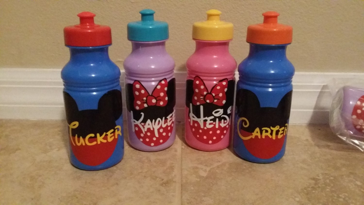 Personalized Disney Water Bottles Kids and Adult