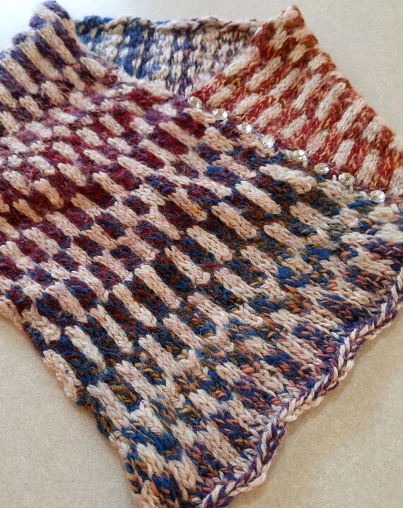 Hand knit Neck warmer hand knit ready to by SheSpinsKnitsWeaves