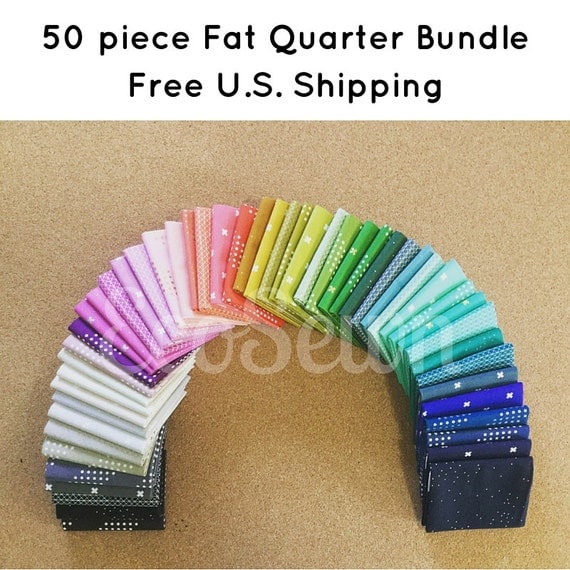 SHIPS FREE Cotton and Steel Solid Basics Fat Quarter Bundle