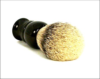 SALE! Shaving Brush, Silvertip Badger Hair Resin Brush. Acrylic Shaving Brush. Shaving Brush Handle. Shaving Kit. Groomsman Gift. Wet Shave.