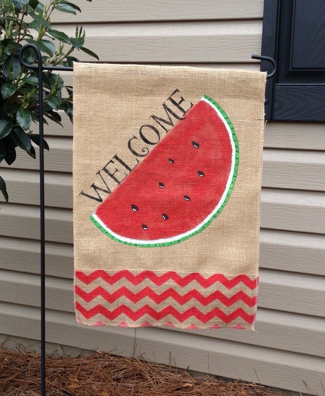 Watermelon Garden Flag