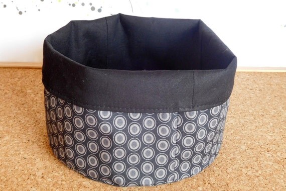 Ovals ~ Storage Box, Storage Basket, Fabric Basket, Fabric Organizer, Storage Bin