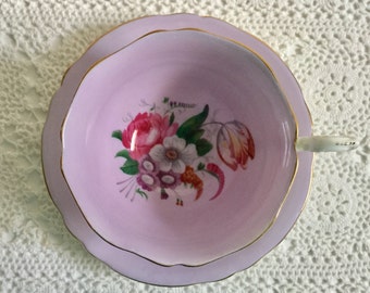 Mauve Paragon China Tea Cup and Saucer Teacup Set