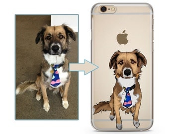 Custom illustrated Dog iPhone Case, Hand Drawn Dogs iPhone Case, Image illustration, Iphone 6s case, iPhone 7 case, iPhone 7 plus case