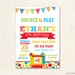 Bounce House Birthday Invitations Pump It Up Birthday Party