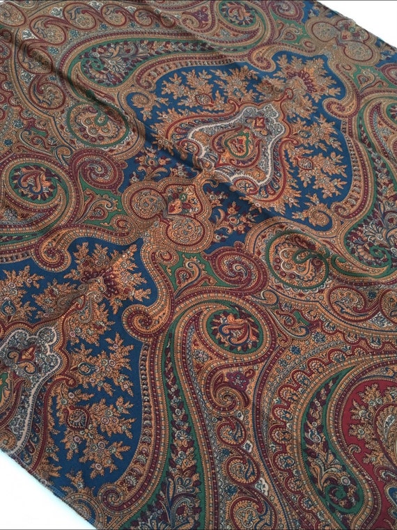 Paisley Damask Fabric RALPH LAUREN Bergman Paisley Saddie