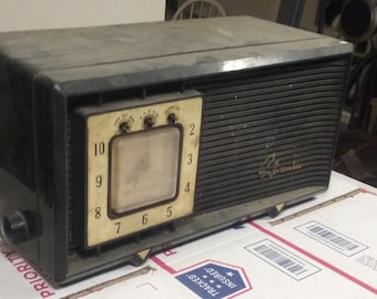 Antique clock radio | Etsy