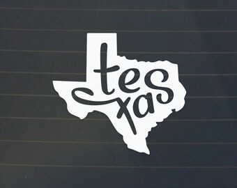 Texas Car Decal - Texas Decal - Texas Sticker