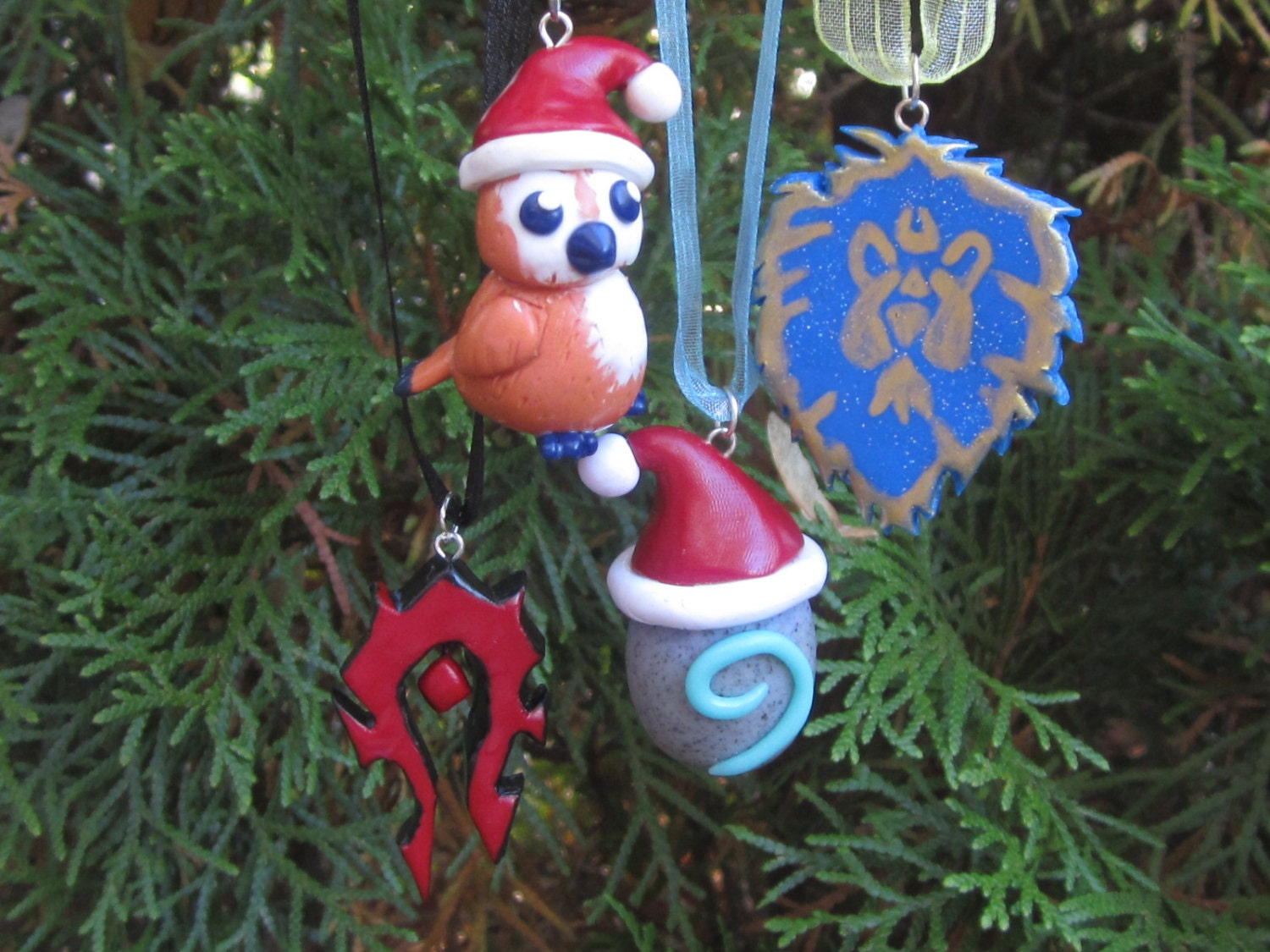 World of Warcraft Inspired Holiday Ornaments by TheTallGrass