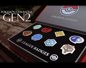 Pokemon GYM Badge collection - Gen 2 Johto Region