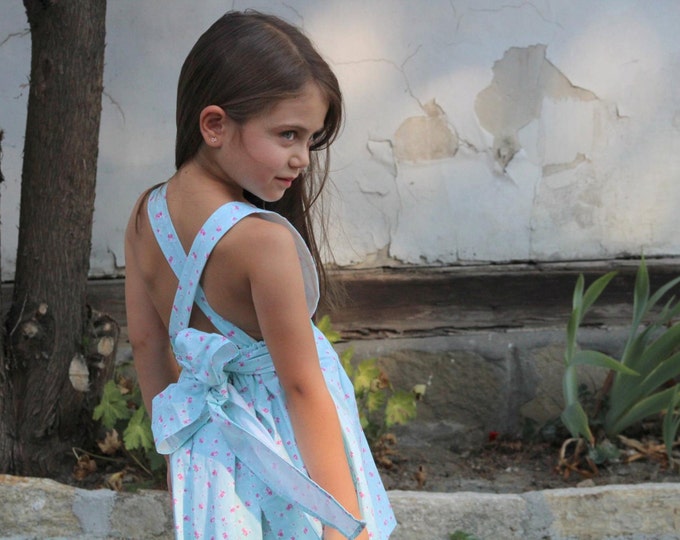 Apron dress/Girls dress/Rustic dress/Vintage for kids/Size 2T,3T