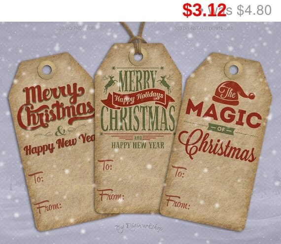 sale 35 digital christmas gift tags x mas hang by sale 35 digital christmas gift tags x mas hang by