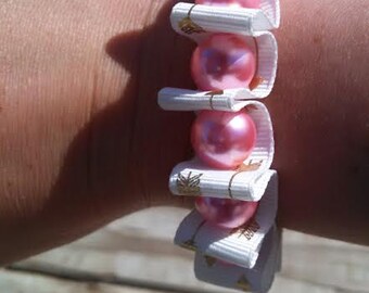 Ribbon arrow bracelet