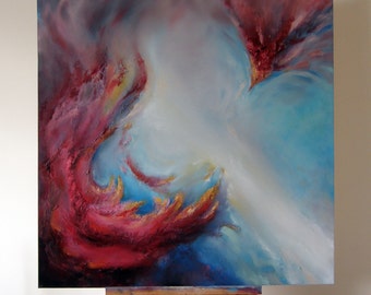 Original abstract oil painting, XLarge wall art canvas, Modern Art Abstract Painting, Oil painting on Canvas,Original art FREE SHIPPING UK,