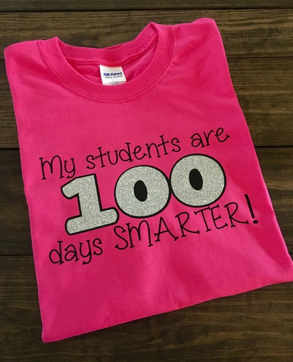100th Day Teacher Shirt Teacher Shirt My Students Are 100