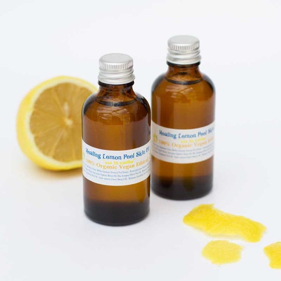 RAW PASSION Healing Lemon Peel Oil use to soothe cuts burns
