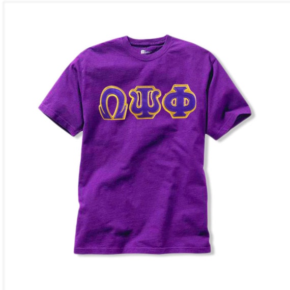 omega psi phi tee shirts