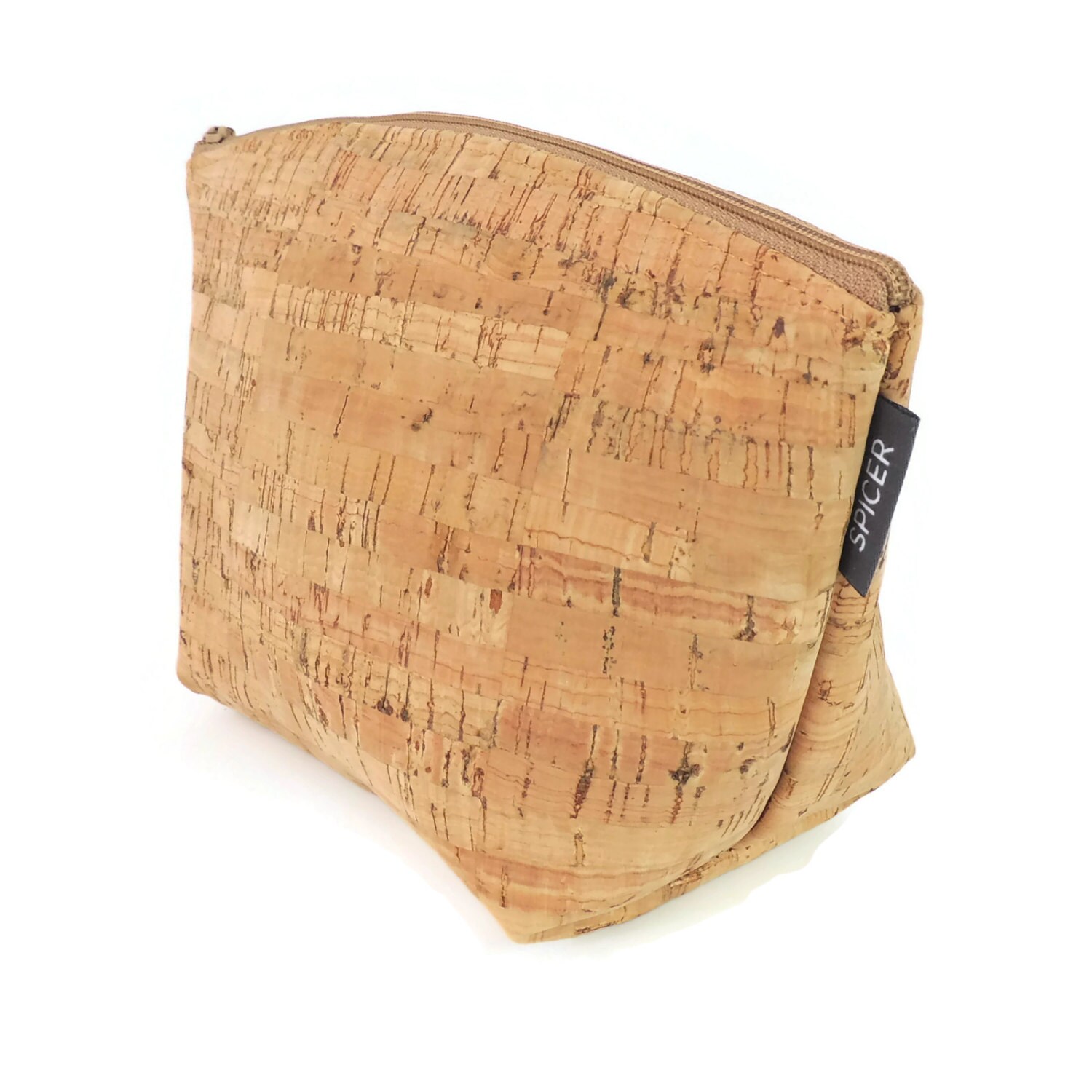 cork makeup bag