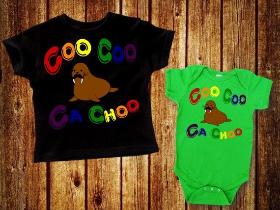 Kids Beatles Shirt Coo Coo Ca Choo Walrus Shirt by AppleCopter