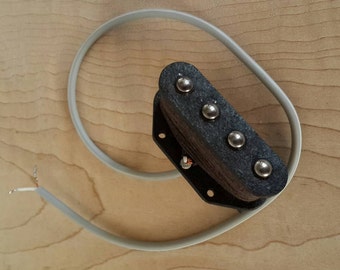 Electric ukulele, tenor guitar, cigar box guitar, handmade handwound coil pickup.