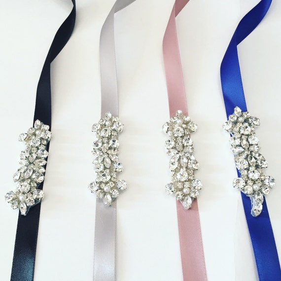 Bridesmaid Dress Sashes And Belts 1